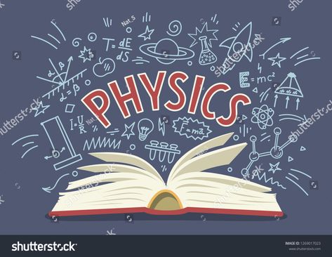 Physics Doodles, Book Doodles, Structure Of Matter, Illustration Education, Education Vector, College Physics, Wave Theory, How To Study Physics, Natural Philosophy