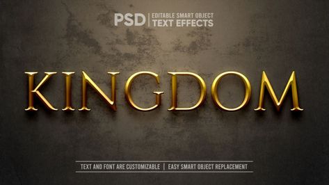 Gold medieval kingdom dramatic text effe... | Premium Psd #Freepik #psd #gold #typography #font #3d Medieval Kingdom, Gold Header, Metal Typography, Metallic Letters, Gold Theme Party, Gold Movie, Logo Reference, Greek Font, Metal Font