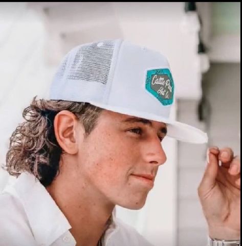 Cowboy Mullet Haircut, Jack Wright Mullet, Cowboys With Mullets, Country Boy Mullet, Country Mullet Boys, Country Boy Haircut, Jack Wright Country, Mullet Haircut Mens, Cowboy Mullet