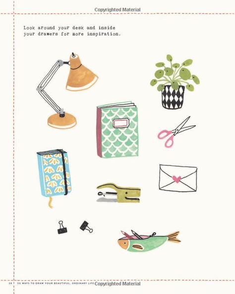 AmazonSmile: 50 Ways to Draw Your Beautiful, Ordinary Life: Practical Lessons in Pencil and Paper (Flow) (9781523501151): Irene Smit, Astrid van der Hulst, Illustrators from Flow: Books Book Art Painting, Sticker Box, Flow Magazine, Draw Ideas, Desk Supplies, Zentangle Drawings, 수채화 그림, Pencil And Paper, Illustrators On Instagram