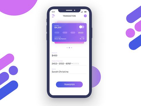 Transaction Screen Debit Card Design, Apple Store Gift Card, Football App, Android App Design, Card Ui, Bills Logo, App Concept, Virtual Card, Finance App