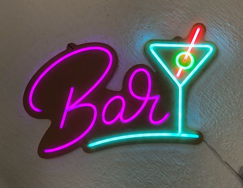 Letrero neon led personaliza para Bar Neon Flex, Boutique Interior, San Francisco, Spa, Neon, Boutique, Led, Bar, Signs