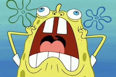 Spongebob Screaming, Screaming Meme, Man Screaming, Spongebob Meme, Funny Spongebob, Spongebob Funny, Cartoon Man, Wallpaper Trends, Anime Cartoon