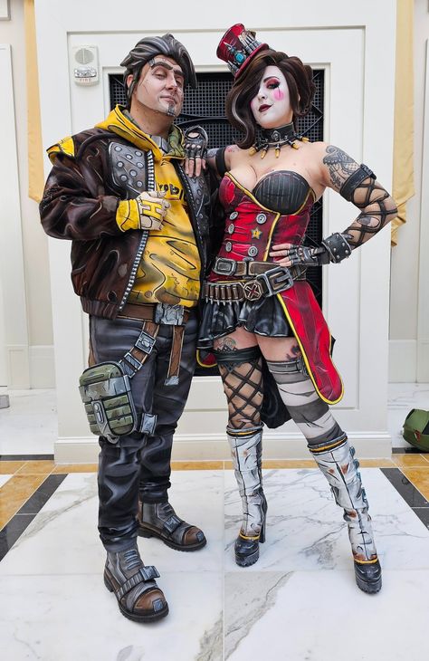 Cupcake🧁🔜Katsucon on X: "Power couple??? @Borderlands @GearboxOfficial #borderlands #katsucon https://t.co/cdvaxIfExG" / X Moxxi Cosplay, Borderlands Cosplay, Couples Cosplay, Couple Cosplay, Power Couple, Borderlands, Anniversary Celebration, 20th Anniversary, Costume Ideas