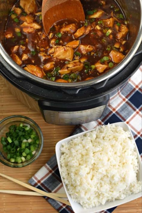 Easy, Flavorful Instant Pot Honey Bourbon Chicken Recipe Instant Pot Bourbon Chicken, Instapot Ideas, Italian Chicken Pasta Recipes, Ip Chicken, Bourbon Chicken Recipe, Instant Pot Pot Roast, Ip Recipes, Viral Recipes, Honey Bourbon