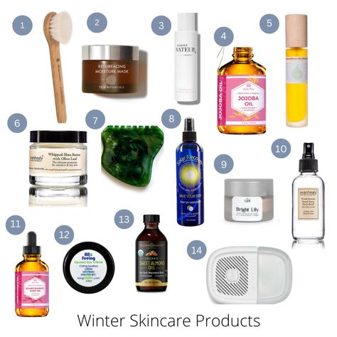 My Winter Skincare Products Winter Skincare Products, Non Toxic Makeup Brands, Nontoxic Nail Polish, Clean Beauty Makeup, Nontoxic Skincare, Winter Skincare, True Botanicals, Non Toxic Makeup, Whipped Shea Butter