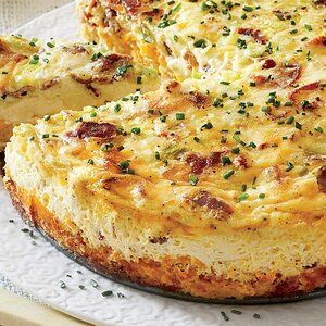 Grits Quiche, Mason Jar Breakfast Recipes, Thanksgiving Brunch Recipes, Bacon Grits, Jar Breakfast, Bacon Quiche Recipe, Cheese Quiche Recipe, Thanksgiving Brunch, Breakfast Quiche Recipes