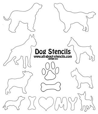 Dog Silhouette Printable, Dog Stencils, Cat Stencils, Stencils Printables Templates, Printable Stencils, Dog Stencil, Dog Template, Free Stencils Printables, Cool Stencils