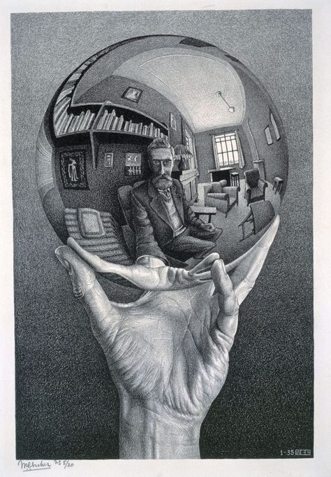 Escher Hands, Escher Art, Self Portrait Drawing, M C Escher, Mc Escher, Gustave Dore, Dante Alighieri, Jeff Koons, Black White Art