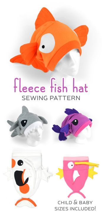 Choly Knight Free Pattern, Magikarp Hat, Choly Knight, Fish Hat, Toddler Sewing Patterns, Hat Sewing Pattern, Diy Sy, Hat Patterns To Sew, Plushie Patterns