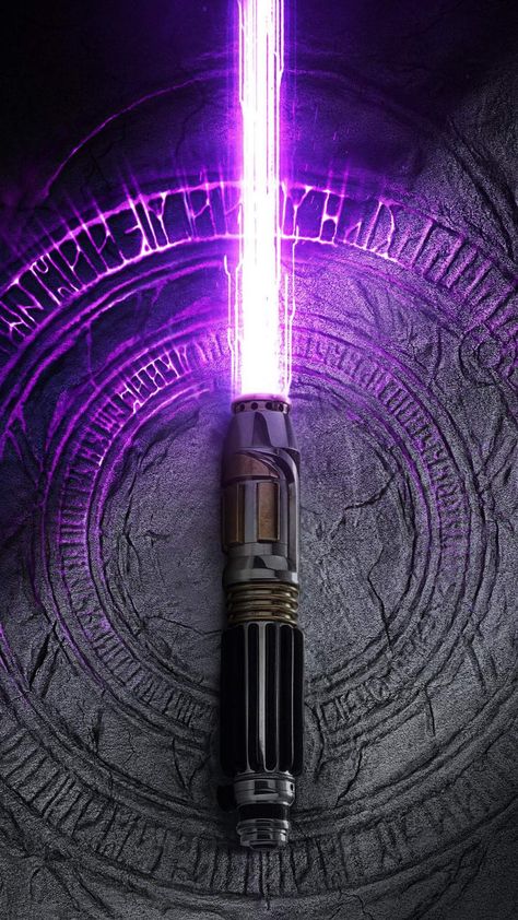 iPhone Wallpapers for iPhone 12, iPhone 11, iPhone X, iPhone XR, iPhone 8 Plus High Quality Wallpapers, iPad Backgrounds Purple Lightsaber, Lightsaber Hilts, Star Wars Wallpaper Iphone, Star Wars Fallen Order, Amoled Wallpaper, Glume Harry Potter, Sabre Laser, Star Wars Light, Mace Windu