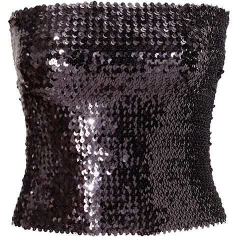 H&M Sequined tube top ($30) ❤ liked on Polyvore featuring tops, black, black tube top, tube top, h&m, h&m tops and sequin top Sequin Tube Top, Sequin Embellished Top, Black Sequin Top, Black Tube Top, Club Fits, Glitter Top, Black Tube, Stockholm Fashion, Festival Looks