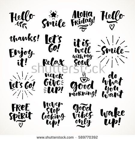 Quotes For Calligraphy Inspiration, Quotes For Scrapbooking, Cute Calligraphy Quotes, Doodle Quotes Inspirational, Fonts Doodle, Brushpen Lettering, Modern Calligraphy Quotes, Doodles Quotes, Calligraphy Quotes Doodles