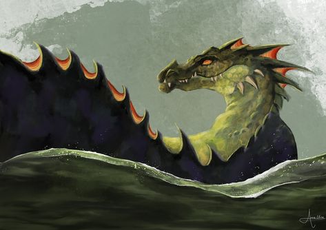 ‘The crocodragon’😂 I grabbed my ipad last night while watching a D&D show, and this is how an hour of sketching turned out! A merge of a crocodile and a dragon!! Aka, a crocodragon, obviously. What do you think? Would you like to see more dragonmerges in the future?👀 Be sure to let me know!!✨ ALSO, only two more days of sale on my Etsy! Be sure to check it out while its cheaper🥰✨ Crocodile Dragon, Green Monsters, Paper Poster, A Dragon, Last Night, Matte Paper, Thinking Of You, Original Art, Ipad