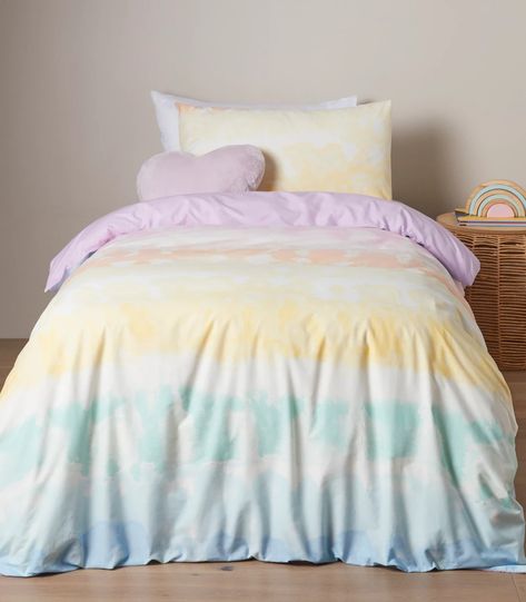 Jamie Tie-Dye Kids Quilt Cover Set | Target Australia Tie Dye Room, Tie And Die, Make Bed, Fun Quilt, Bed Time, Design Girl, Tie Dye Designs, Baby Sale, Quilt Cover Sets