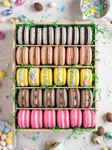 Cloudy Kitchen, Kue Macaroon, Macaron Filling, Macaron Boxes, Macaron Flavors, Macaroon Recipes, Easter Baking, Cheesecake Cupcakes, Creme Egg