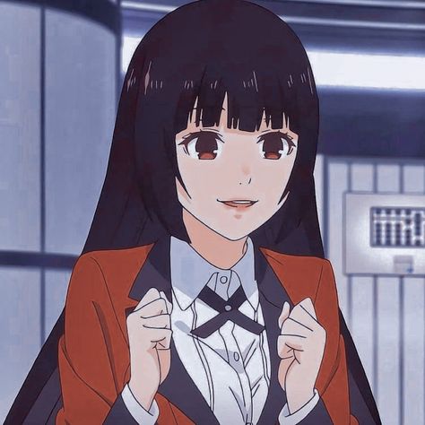 Characters With Bangs, Brown Hair Bangs, Black Hair Bangs, Anime Haircut, Blonde Hair With Bangs, New Profile Pic, Anime Black Hair, Anime Head, Yumeko Jabami