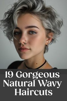 Shorter Haircuts For Wavy Hair, Layers For Wavy Hair Short, Shorter Haircuts For Curly Hair, Pixie Wavy Hairstyles For Women, Cute Short Hairstyles For Wavy Hair, Short Hairstyles For Frizzy Wavy Hair, Short Feminine Haircut Wavy, Shorter Wavy Haircuts, Short Hair Natural Waves