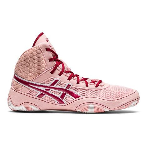 Pink Wrestling Shoes, Asics Pink Sneakers For Sports, Rudis Wrestling Shoes, Asics Pink Running Shoes, Asics Pink Running Shoes With Cushioned Footbed, Asics Wrestling Shoes, Bday List, Wrestling Shoes, Asics Women