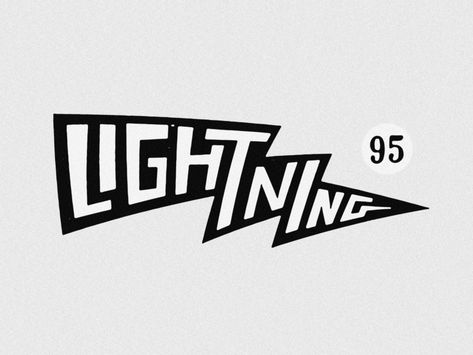 Lightning Bolt | 95 by Chris Angelo on Dribbble Traditional Lightning Bolt Tattoo, Lightning Bolt Designs, Lightning Branding, Lightning Graphic Design, Lightning Font, Electric Typography, Lightning Typography, Lightning Logo Design, Lightning Logo Design Ideas