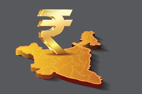 The Indian economy continues to enjoy a period of sustained goldilocks, and there is now a rising consensus that India’s GDP in FY24 first quarter is likely to surpass 8 per cent, thus pushing GDP growth to beyond 6.5 per cent in the fiscal, the State Bank of India said in its ECOWRAP. India is likely to turn the 3rd largest economy in 2027, it noted. Macro Economics, Indian Rupee, Indian Currency, Business Chart, Indian Economy, Growth Business, Currency Symbol, Gross Domestic Product, India Map