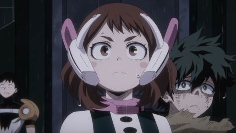 Uraraka Season 6, Uraraka And Deku, Dark Hero, Sunflower Iphone Wallpaper, Deku X Uraraka, Class 1 B, Obstacle Race, Academia Wallpaper, Make A Gif