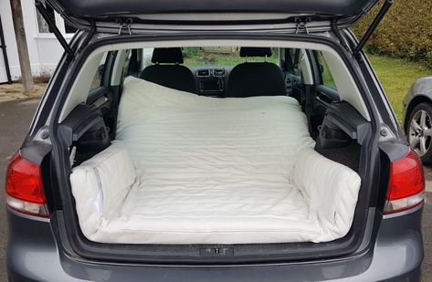 Turning a Hatchback Car into A Mini Camper | How-To ... How To Turn Your Car Into A Camper, Car Camping Hatchback, Hatchback Car Camping, Hatchback Conversion, Hatchback Camper, Hatchback Camping, Car Glamping, Small Car Camping, Nature Girlie