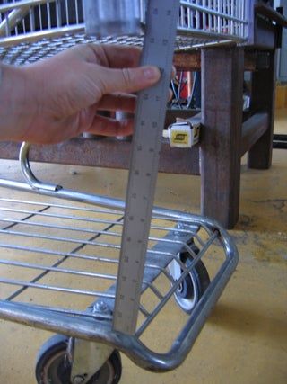 Chop a Shopping Cart Into a Tool Cart. Simple! : 9 Steps (with Pictures) - Instructables Tool Cart Ideas, Shopping Cart Ideas, Mechanics Tool Cart, Yard Cart, Tool Trolley, Cleaning Cart, Grocery Cart, Garage Organization Diy, Welding Cart