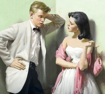 Harry Anderson, Vintage Illustration Art, Romantic Paintings, Couple Poses Reference, Vintage Couples, Romance Art, Vintage Romance, Dessin Adorable, Romantic Art