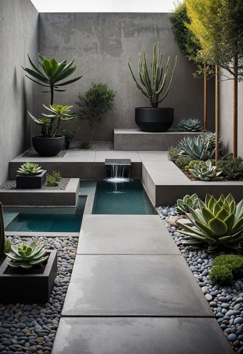 Water Features, Outdoor Garden, Water, Plants, Design