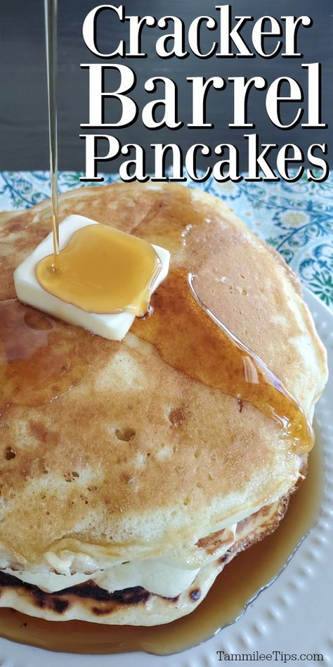 Homade Pancakes Recipe, Recipe Using Bisquick, Cracker Barrel Pancake Recipe, Bisquick Pancake Recipe, Copycat Breakfast, Cracker Barrel French Toast, Cracker Barrel Pancakes, Easy Homemade Pancakes, Homemade Bisquick