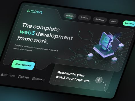 Web3 development SDK - Website Design by Nishar Multani ✦ UX/UI Design on Dribbble Contact Us Page Design, Web Design Black, App Design Layout, Header Design, Website Header, Graphic Design Photoshop, Website Illustration, Website Header Design, Best Web Design
