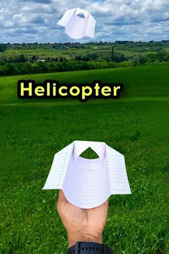 It is a flying paper helicopter plane-making video tutorial. It is a cool design paper airplane that can fly fast and far. In this video, I am showing how to make the best and most beautiful helicopter airplane with color paper. #toyplane #helicopter #paperhelicopter How To Make A Paper Helicopter, Paper Helicopter, Best Paper Plane, Toy Helicopter, Plane Crafts, Flying Paper, Primary Activity, Paper Plain, Paper Airplane Models