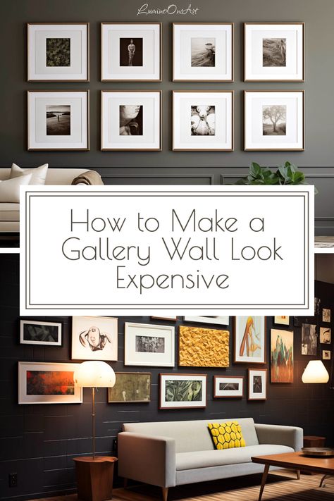 Unleash your creativity with our DIY gallery wall guide! Learn how to create a photo gallery wall on a low budget that looks high-end. For more tips and inspiration, visit our blog post! Gallery Wall Planner, Photo Gallery Wall Layout, Gallery Wall Guide, Family Photo Gallery Wall, Photo Gallery Wall, Hallway Gallery Wall, Large Gallery Wall, Diy Gallery Wall, Picture Gallery Wall