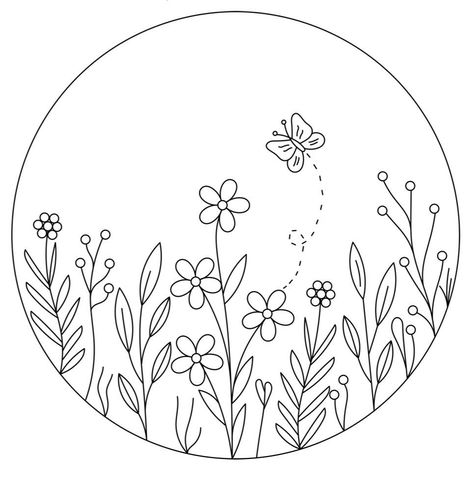 2 Embroidery Floral Pattern Pdf Botanical Print Chamomile 615 Floral Embroidery Patterns Templates, Embroidery Flowers Pattern Templates, Embroidery Patterns Free Templates, Free Embroidery Patterns Machine, Cushion Embroidery, Hand Embroidery Patterns Free, Embroidery Hoop Crafts, Machine Quilting Designs, Embroidery Template