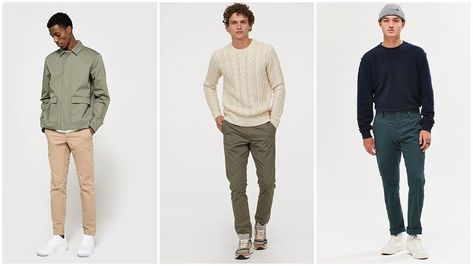 12 Best Trousers Styles Every Man Must Have - The Trend Spotter Different Types Of Pants, Every Man Should Own, Longline Sweater, Lightweight Blazer, The Office Shirts, Cable Knit Jumper, Trouser Style, Slim Fit Trousers, Type Of Pants