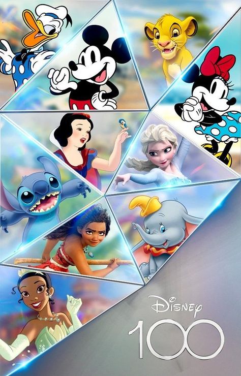 Disney 100 Years Of Wonder Wallpaper, Disney 100 Wallpaper, 100 Wallpaper, Disney Amor, Disney 100 Years, Disney Characters Wallpaper, Animation Disney, Disney Background, Disney Iphone