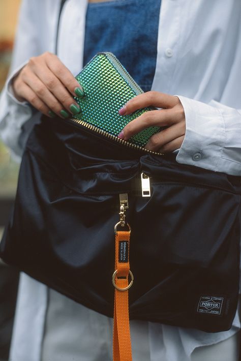 Porter Bag, Porter Yoshida, Japanese Bag, Produce Bags, West London, Day Bag, Only Fashion, Community Wall, Black Nylons