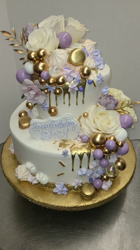 Lavender, Birthday Cake, Cake, Birthday