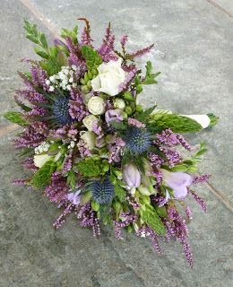 Katie Gilman Floristry Design: Wedding on the Moors Heather Bouquet, Outlander Wedding, Heather Wedding, Heather Flower, Floristry Design, The Moors, Brides Bouquet, Celtic Wedding, Scottish Wedding