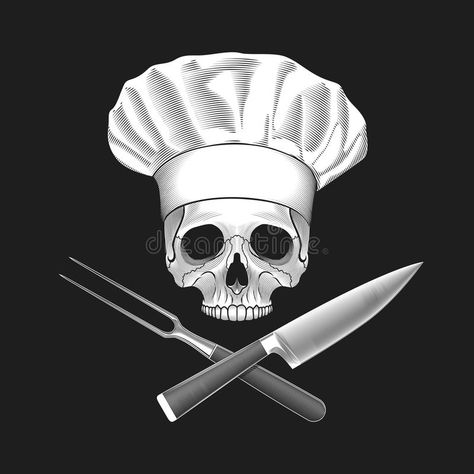 Knives Tattoo, Chef Tattoo, Badass Pictures, Garage Logo, Best Couple Tattoos, Knife Drawing, Fork And Knife, Knife Tattoo, Nautical Tattoo