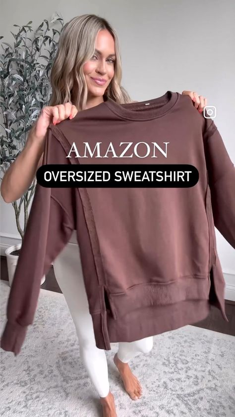 Oversize Crewneck Outfit, Oversized Crew Neck Sweatshirt Outfit, Oversized Pullover Outfit, Oversized Crewneck Outfit, Trail Outfits, Crewneck Sweatshirt Outfit, Oversized Sweatshirt Outfit, Crewneck Outfit, Pullovers Outfit