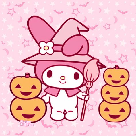 Halloween Hello Kitty, Painting Easy, Hello Kitty Halloween, Halloween Painting, My Melody, Pumpkins, Image Search, Berry, Hello Kitty