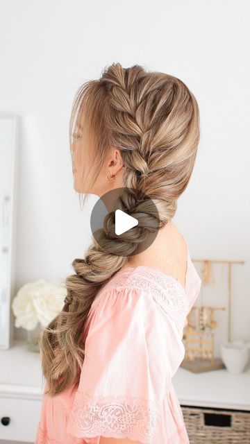 Faux French Braid, French Hairstyles, French Braid Updo, Hairstyle Updo, Braid Updo, Hair Growing Tips, Hair Growing, Hairstyle Tutorial, Growing Tips