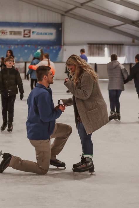 Ice rink proposal. Engagment. Ice skating. Ice Skating Proposal, Ice Rink, Hockey Rink, Ice Skating, Skating, Hockey, Books, Ice Hockey