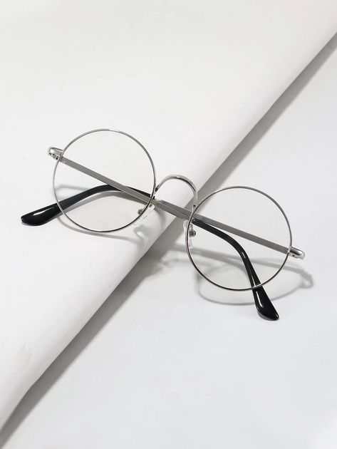 Men Round Frame Glasses | SHEIN Glasses Circle, Glasses Korean, Circle Glasses, Glasses Inspiration, Round Frame Glasses, Round Glasses Frames, Fashion Eye Glasses, Korean Boy, Frame Glasses