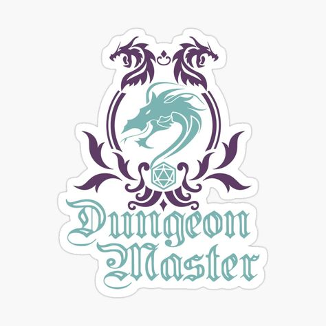 "D&D Dungeon Master Simple Emblem | Dungeons and Dragons" Pin for Sale by sunburstrpg | Redbubble Dungeon Master Art, Master Art, Dnd Classes, Art Masters, Dragon Design, Stickers For Sale, Dungeon Master, Buttons Pinback, Stylish Design