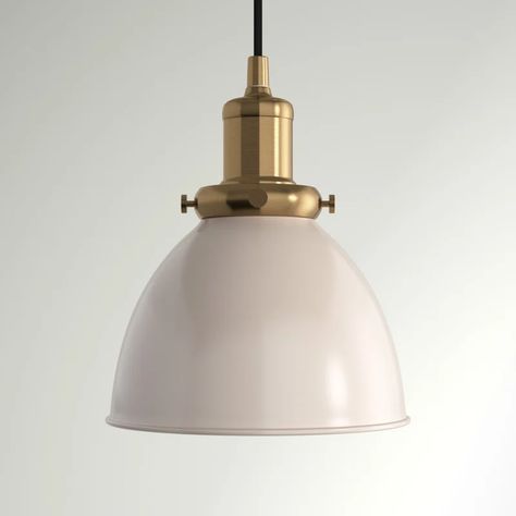 Sand & Stable Fellows 1 - Light Single Pendant & Reviews | Wayfair Over The Sink Kitchen Light, Over The Sink Lighting Kitchen, Above Sink Lighting Kitchen, Over The Sink Lighting, Farmhouse Kitchen Pendant Lights, Light Over Kitchen Sink, White Kitchen Pendant Lights, Farmhouse Style Lighting Fixtures, Over Kitchen Sink