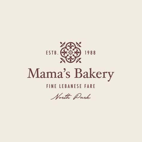 Lebanese Restaurant, Sweet Logo, Vintage Bakery, Branding Portfolio, Bakery Branding, Logo Creator, Logo Branding Design, Food Logo Design, Restaurant Logo