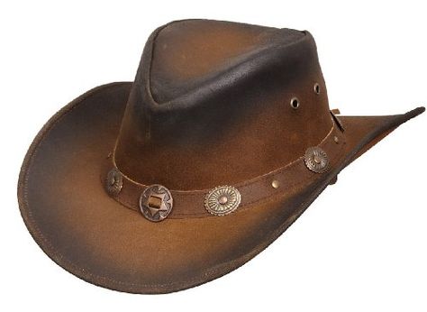 Australian Outback Hat, Aussie Style, Leather Cowboy Hats, Outback Hat, Chapeau Cowboy, Cowboy Style, Stylish Hats, Leather Hats, Cow Boy